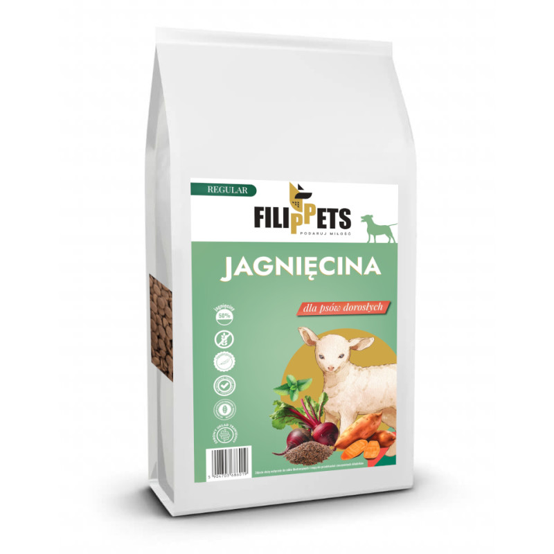 Jagnięcina  –   dla psów dorosłych