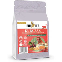 Kurczak z łososiem i...